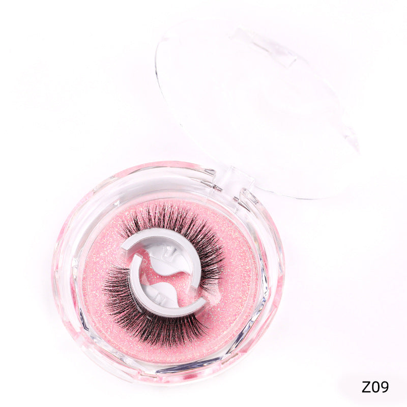 Self-Adhesive False Eyelashes – Glue-Free Reusable Full Strip Lashes (1 Pair)