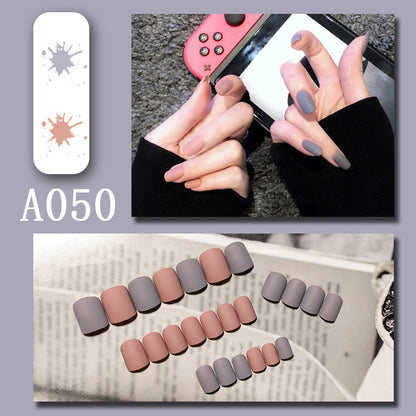 LuxeArt™ Press-On Nail Kit – Colorful Almond & Ballerina Shape False Nails for Women