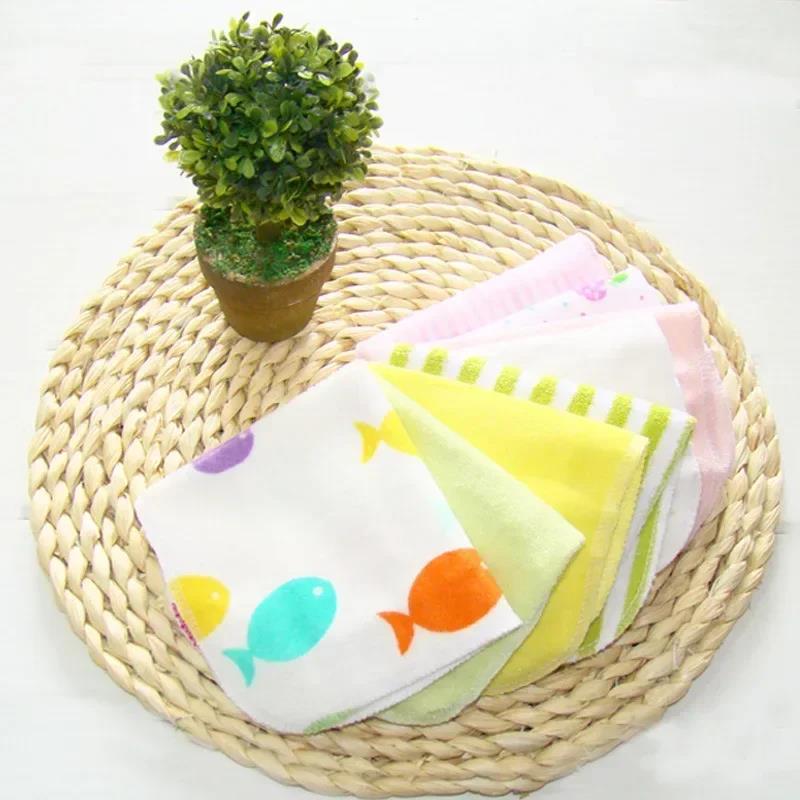 Ultra-Soft Cotton Baby Towel Set (5/8pcs) - Adorable Animal Prints