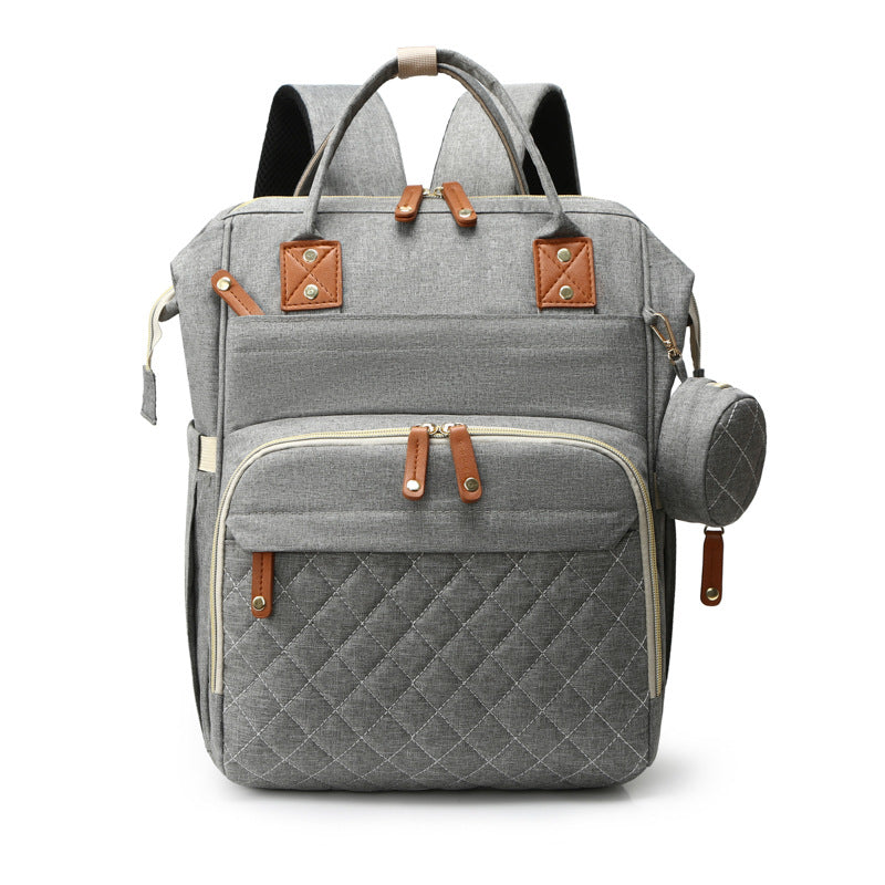 Large Capacity Diaper Bag | Waterproof Multi-Function Mom Backpack