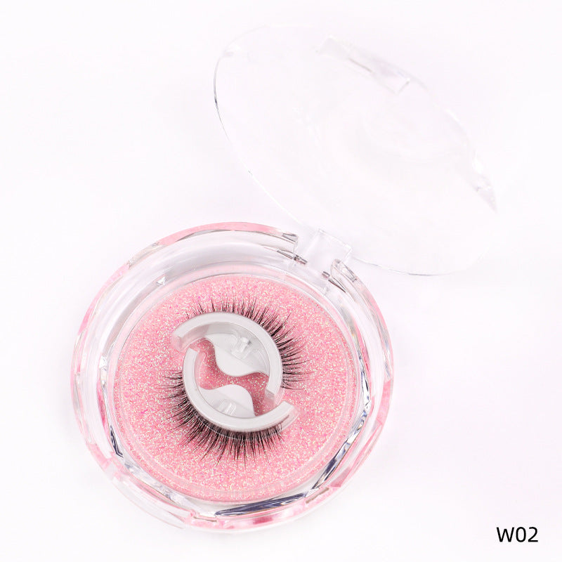 Self-Adhesive False Eyelashes – Glue-Free Reusable Full Strip Lashes (1 Pair)