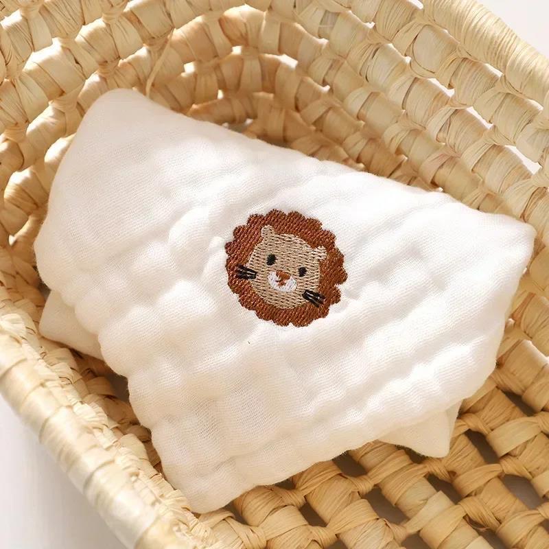 Ultra-Soft Cotton Baby Towel Set (5/8pcs) - Adorable Animal Prints