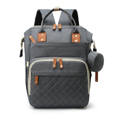 Large Capacity Diaper Bag | Waterproof Multi-Function Mom Backpack