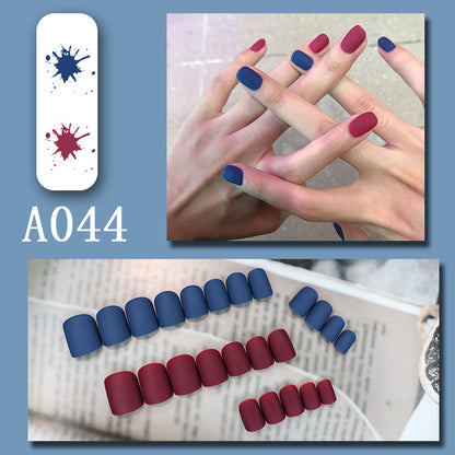 LuxeArt™ Press-On Nail Kit – Colorful Almond & Ballerina Shape False Nails for Women