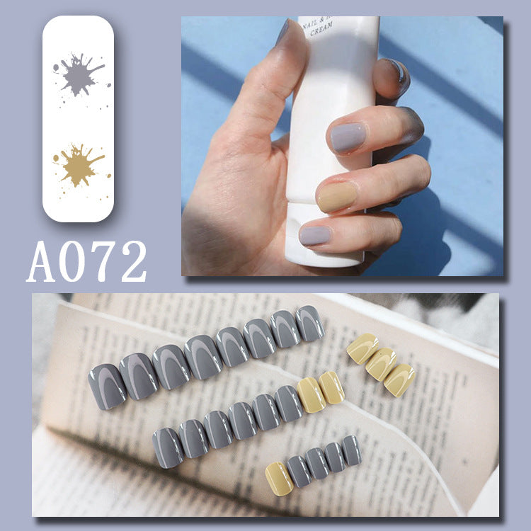 LuxeArt™ Press-On Nail Kit – Colorful Almond & Ballerina Shape False Nails for Women