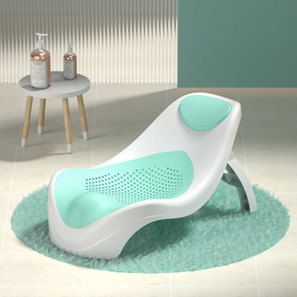 CloudSnuggle™ Foldable Baby Bath Support Seat | Ergonomic Non-Slip Infant Shower Chair for Home & Travel