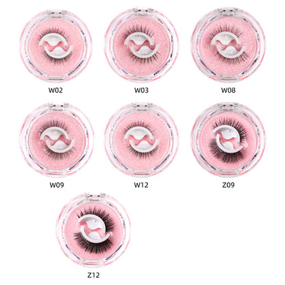 Self-Adhesive False Eyelashes – Glue-Free Reusable Full Strip Lashes (1 Pair)