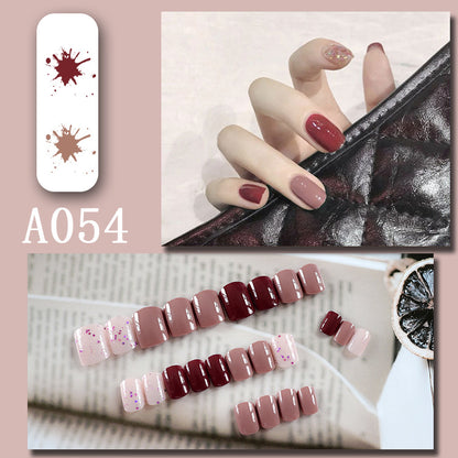 LuxeArt™ Press-On Nail Kit – Colorful Almond & Ballerina Shape False Nails for Women