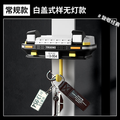 Car Headlight Key Holder – Novelty Wall-Mounted Key Organizer for Car Lovers