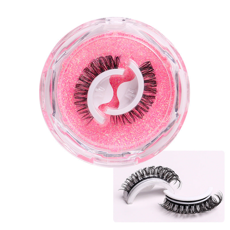 Self-Adhesive False Eyelashes – Glue-Free Reusable Full Strip Lashes (1 Pair)