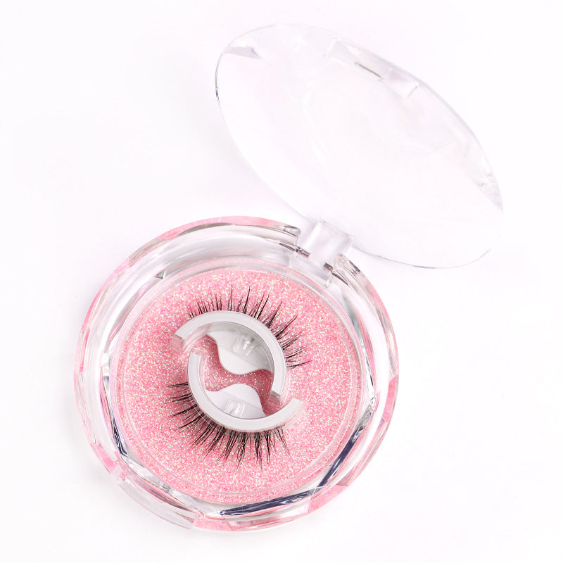Self-Adhesive False Eyelashes – Glue-Free Reusable Full Strip Lashes (1 Pair)