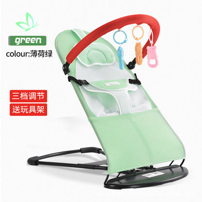 LullabyRest™ Ergonomic Baby Rocking Chair – Soothing Newborn Recliner & Swing up to 18kg