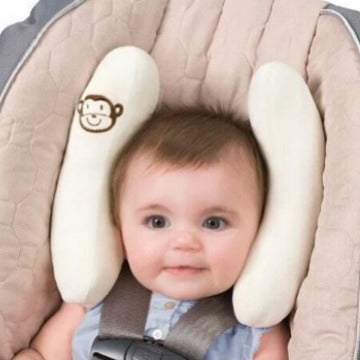 LullabyGuard™ Baby Head & Neck Support Pillow – Ergonomic Cushion for Car Seats & Strollers