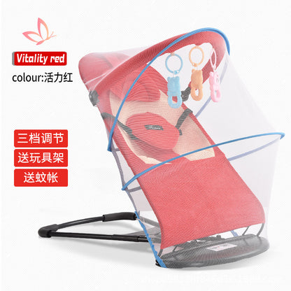 LullabyRest™ Ergonomic Baby Rocking Chair – Soothing Newborn Recliner & Swing up to 18kg