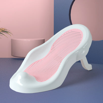 CloudSnuggle™ Foldable Baby Bath Support Seat | Ergonomic Non-Slip Infant Shower Chair for Home & Travel
