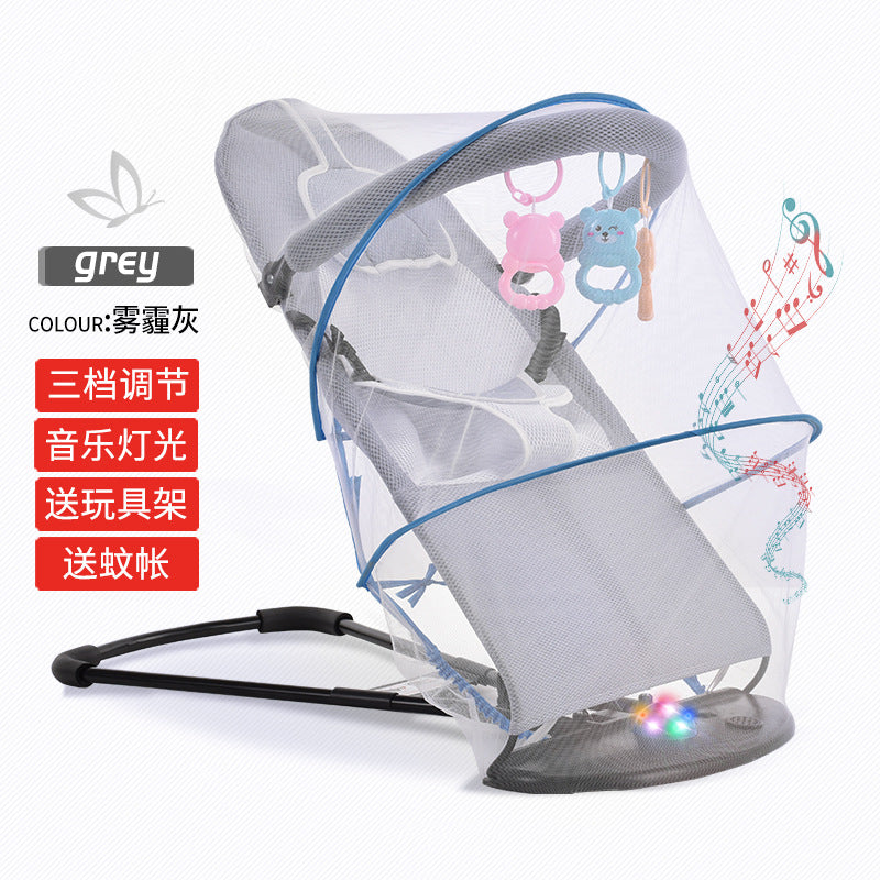 LullabyRest™ Ergonomic Baby Rocking Chair – Soothing Newborn Recliner & Swing up to 18kg
