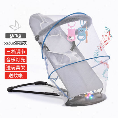LullabyRest™ Ergonomic Baby Rocking Chair – Soothing Newborn Recliner & Swing up to 18kg