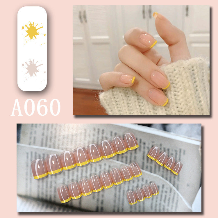 LuxeArt™ Press-On Nail Kit – Colorful Almond & Ballerina Shape False Nails for Women