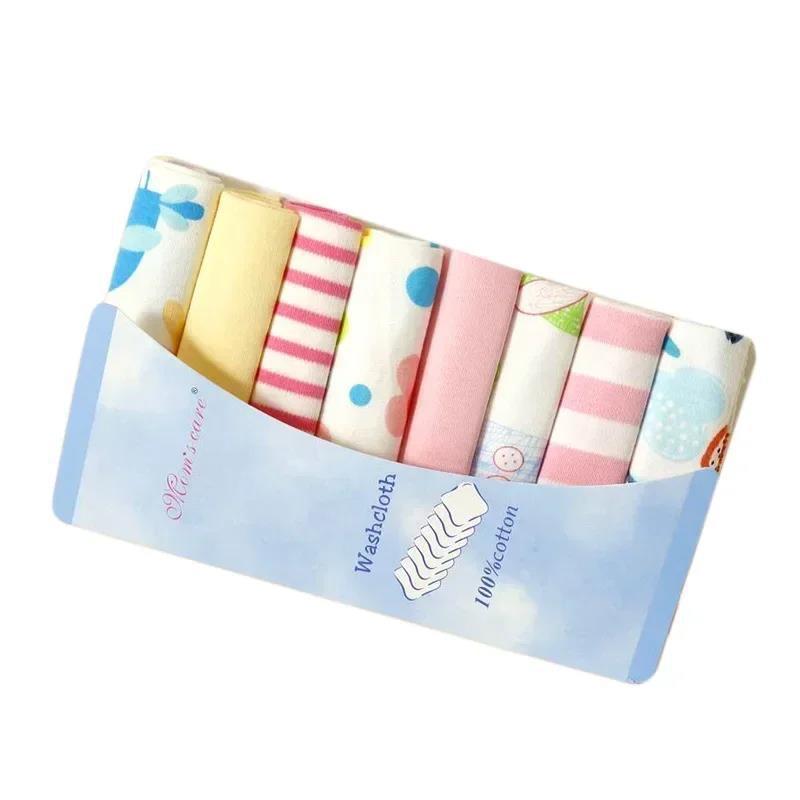 Ultra-Soft Cotton Baby Towel Set (5/8pcs) - Adorable Animal Prints