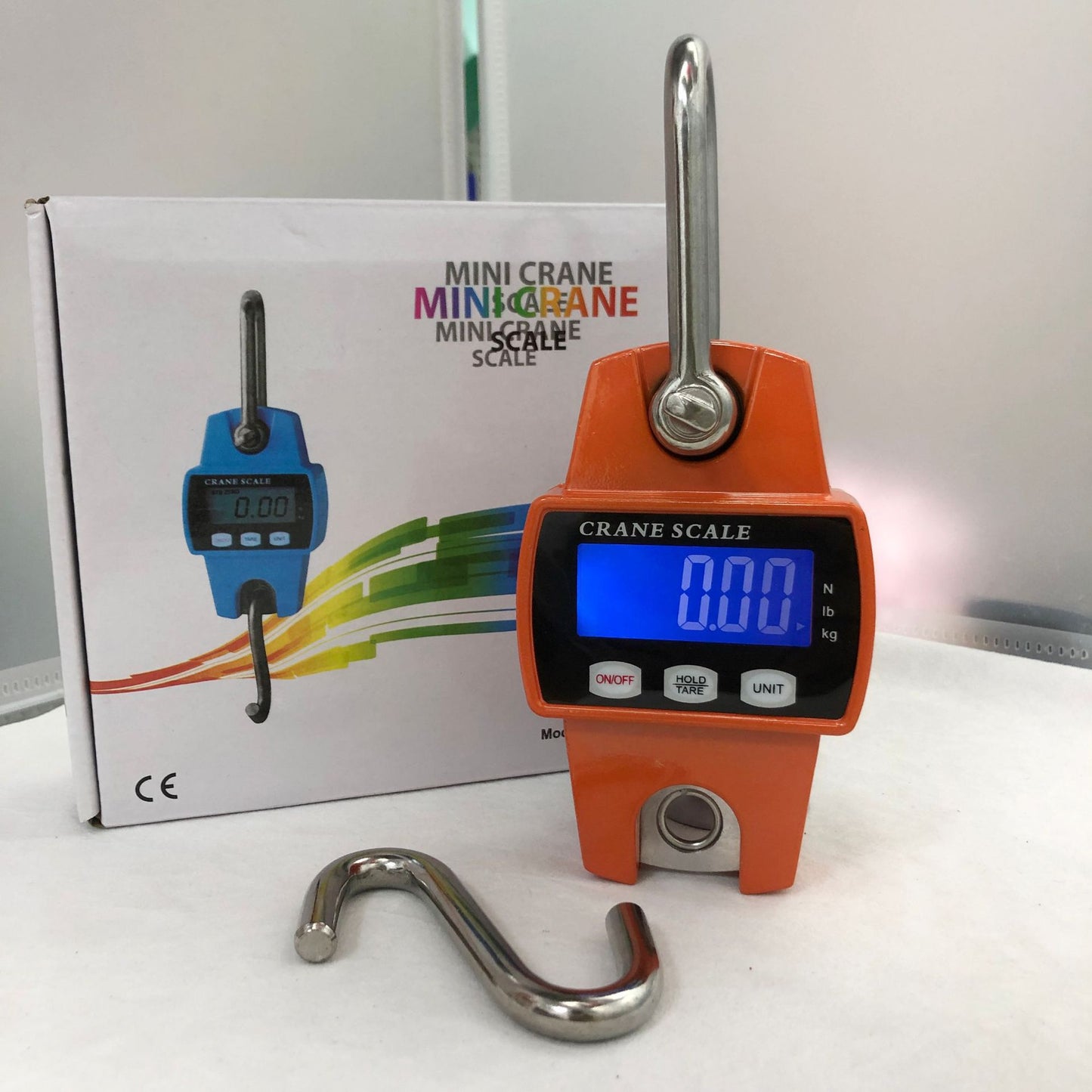 Digital Mini Crane Scale | 300kg/660lb High-Precision Hanging Scale