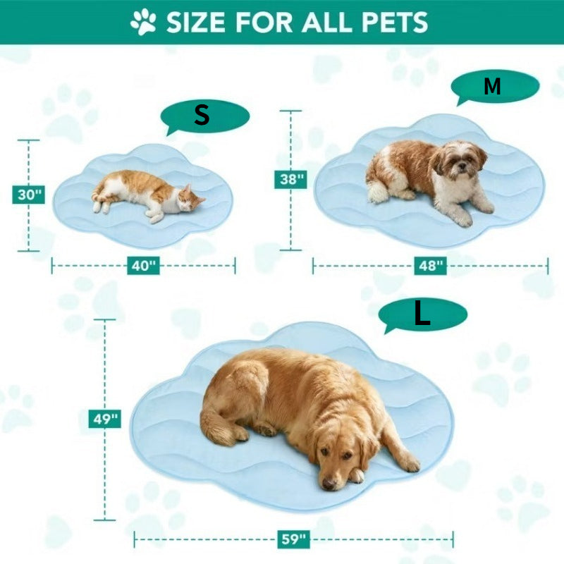 ❄️ Summer Must-Have: Instant Cooling Pet Mat 🐾