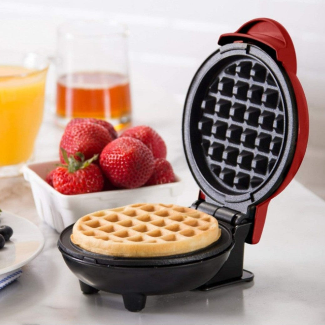Mini Waffle & Egg Maker | Compact Dual-Voltage Breakfast Machine | Home, Dorm & Travel