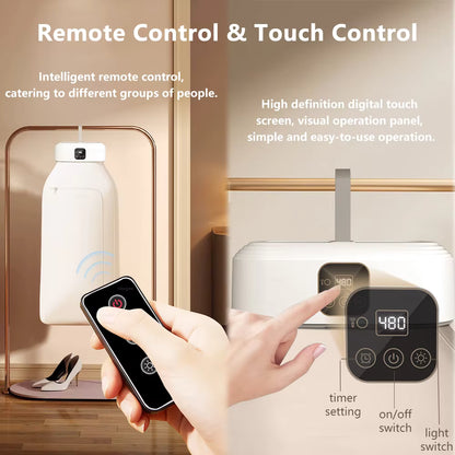 Smart-Dry Pro | Advanced Folding Clothes Dryer with Remote Control