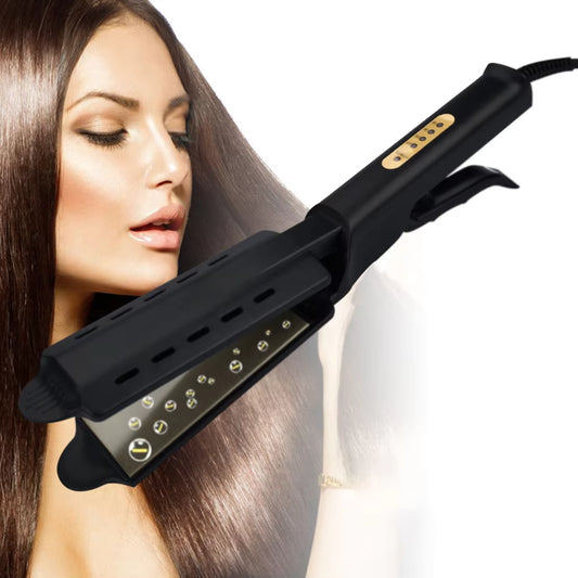 Pro-Glide Ceramic Hair Straightener – Anti-Frizz Anion Technology for Silky Salon-Smooth Hair