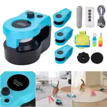 Smart Rechargeable Hanging Cat Toy – 3 Modes & DIY Customization