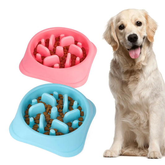 🐶 Slow Feeder Dog Bowl | Anti-Gulping Maze Bowl for Healthy Digestion 🦴