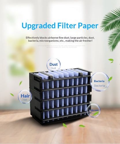 Portable Mini Air Cooler | Personal Desktop Fan & Cooler