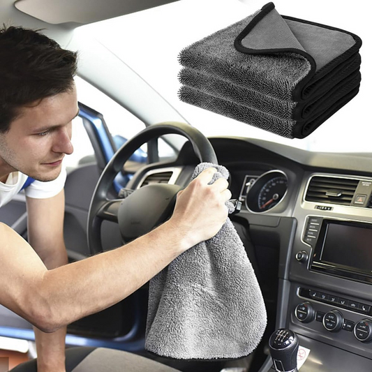 ✨ Ultimate Multi-Purpose Microfiber Towel | Ultra-Absorbent Chenille & Coral Fleece
