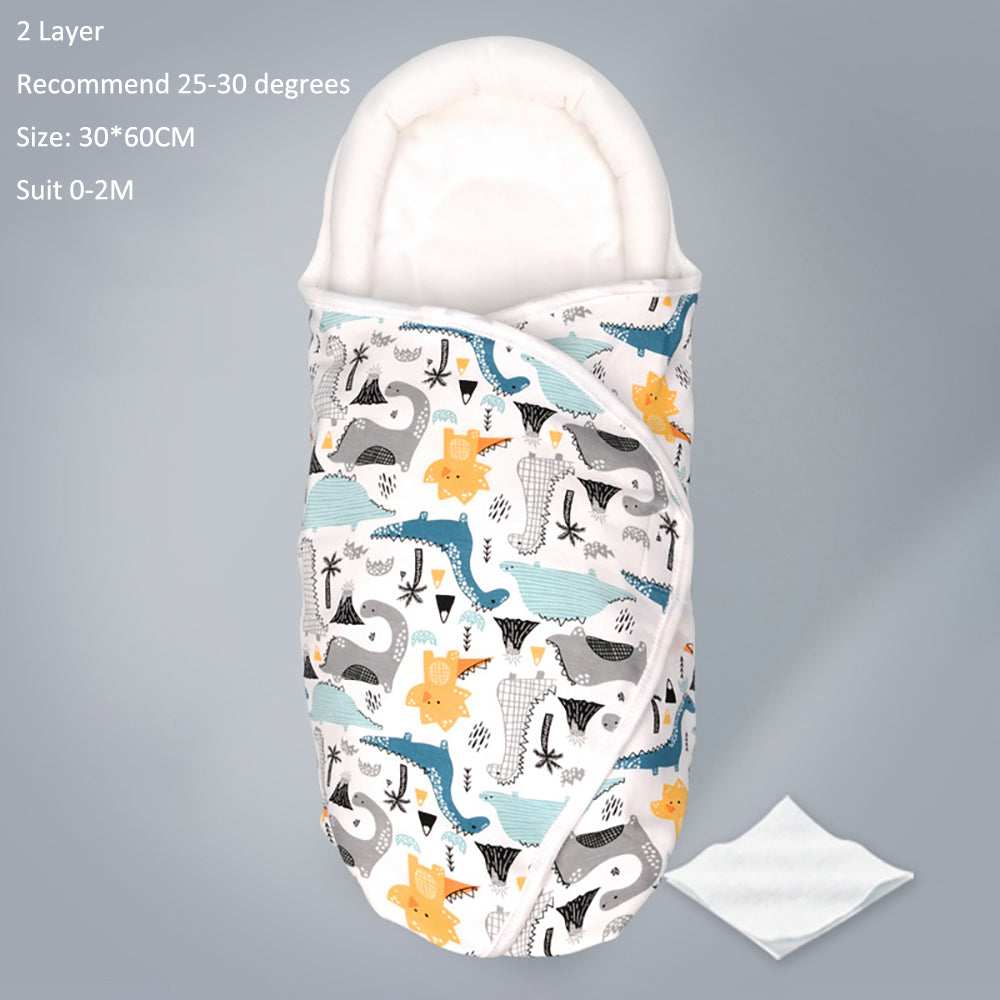Premium 100% Cotton Newborn Baby Swaddle – Soft Swaddling Wrap & Sleepsack