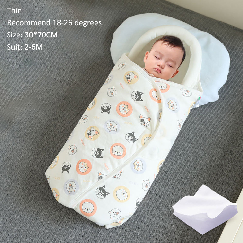 Premium 100% Cotton Newborn Baby Swaddle – Soft Swaddling Wrap & Sleepsack