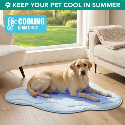 ❄️ Summer Must-Have: Instant Cooling Pet Mat 🐾