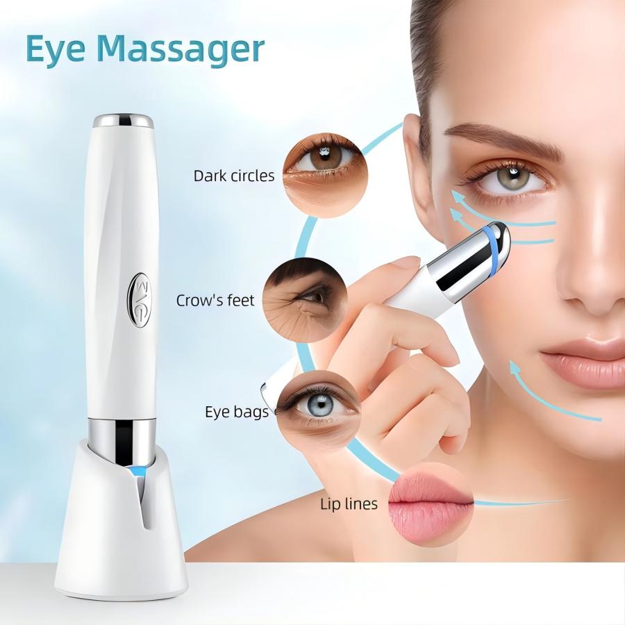 5-in-1 LED Eye Wand | Facial Massager & Light Therapy Device
