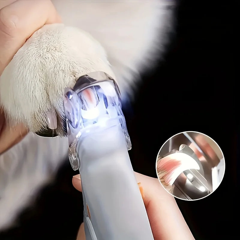 Precision LED Pet Nail Clippers – Professional Grade Stainless Steel 💎