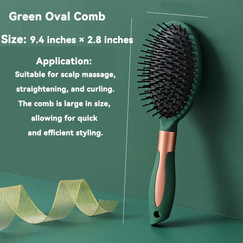 Advanced Airbag Scalp Comb | Non-Slip Massage Teeth for All Hair Types