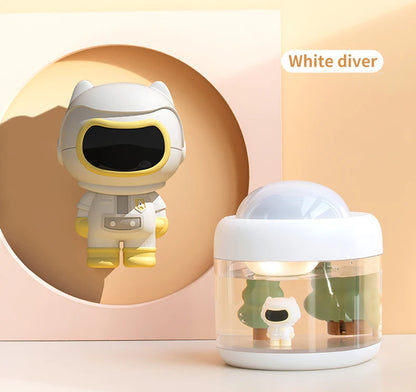500ML Portable Air Humidifier & Star Projector | Silent & Rechargeable