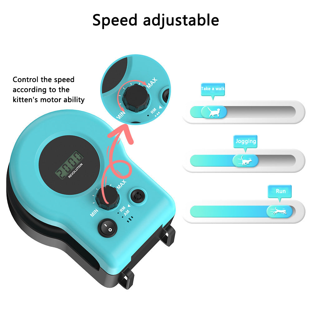 Smart Rechargeable Hanging Cat Toy – 3 Modes & DIY Customization