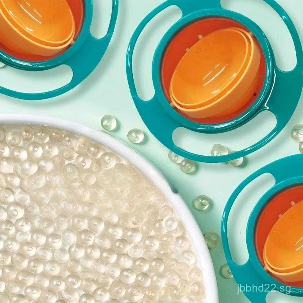 360° Rotating Gyro Bowl | Spill-Proof Self-Leveling Feeding Dish for Toddlers & Children