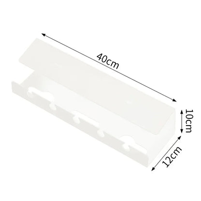 Heavy-Duty Under Desk Cable Management Tray | No-Drill Clamp Organizer