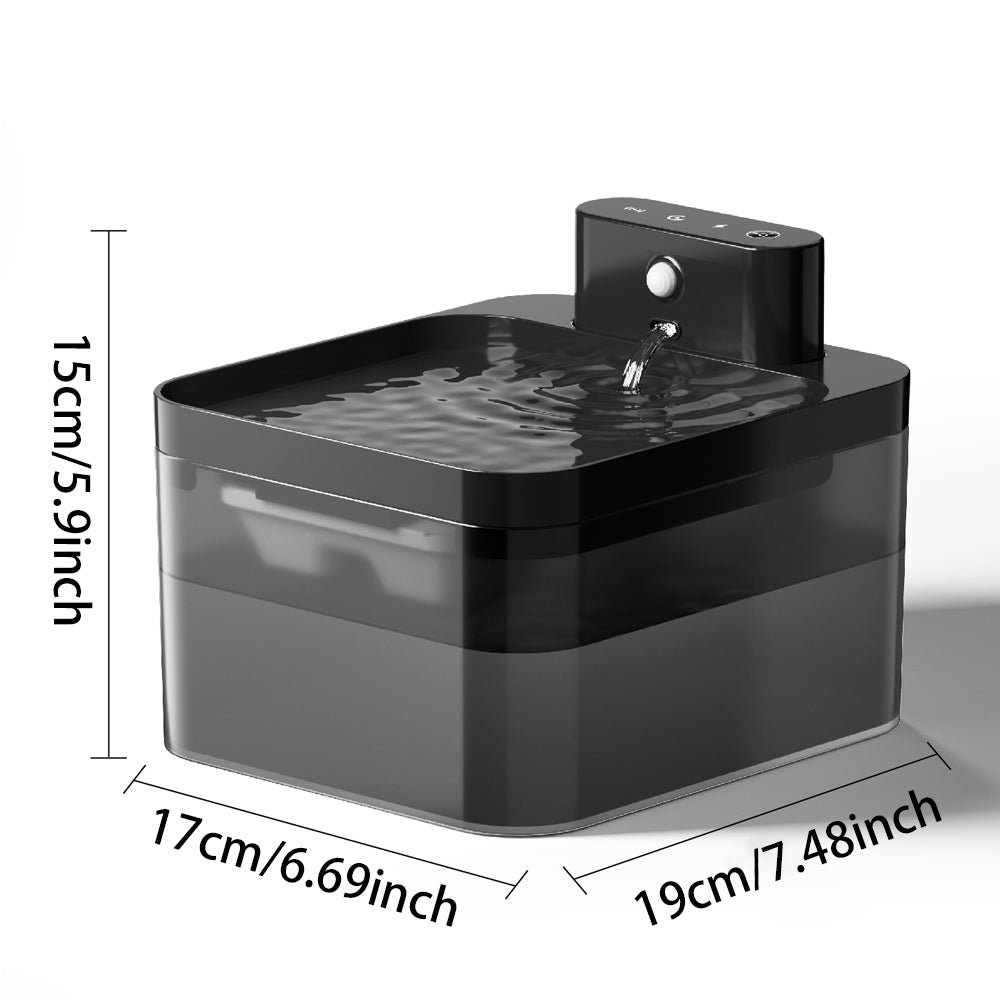 🐾 Automatic Cat & Dog Water Fountain (2.2L) | Silent & Battery Powered! 💧