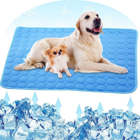 ☀️ Beat the Heat! Premium Pet Cooling Mat | Instant Relief for Dogs & Cats 🧊