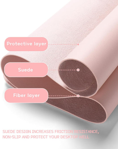 1200x600mm Premium Gaming Mousepad | Large PU Leather Desk Mat