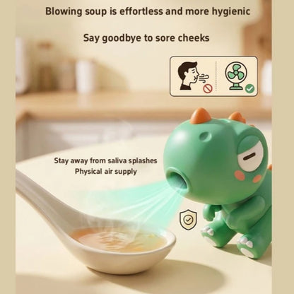 Mini Food Cooling Fan – Elephant Edition | Clip-On USB-C Rechargeable