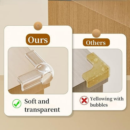 Baby Safety Corner Protectors 10-Pack | Universal Furniture Edge Guards