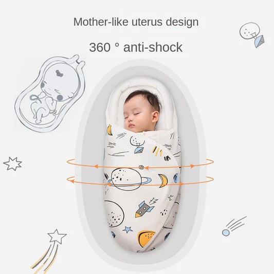 Premium 100% Cotton Newborn Baby Swaddle – Soft Swaddling Wrap & Sleepsack