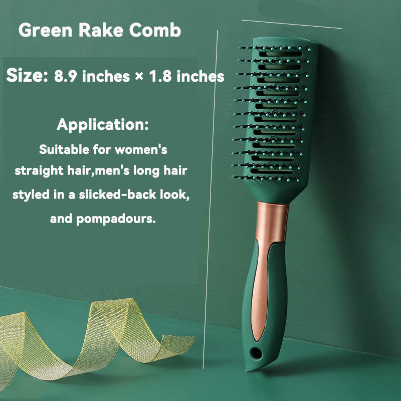 Advanced Airbag Scalp Comb | Non-Slip Massage Teeth for All Hair Types