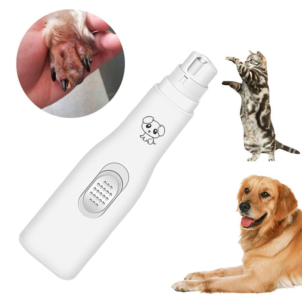 🐾 Painless Pet Nail Grinder – Quiet & Portable Electric Trimmer ⚡
